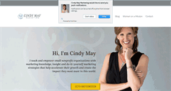 Desktop Screenshot of cindymaymarketing.com
